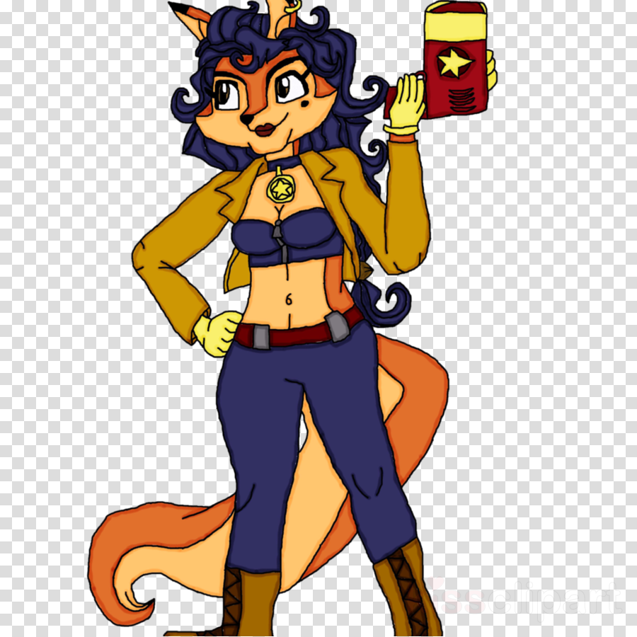 Inspector Carmelita Fox Clipart Sly Cooper And The (900x900), Png Download