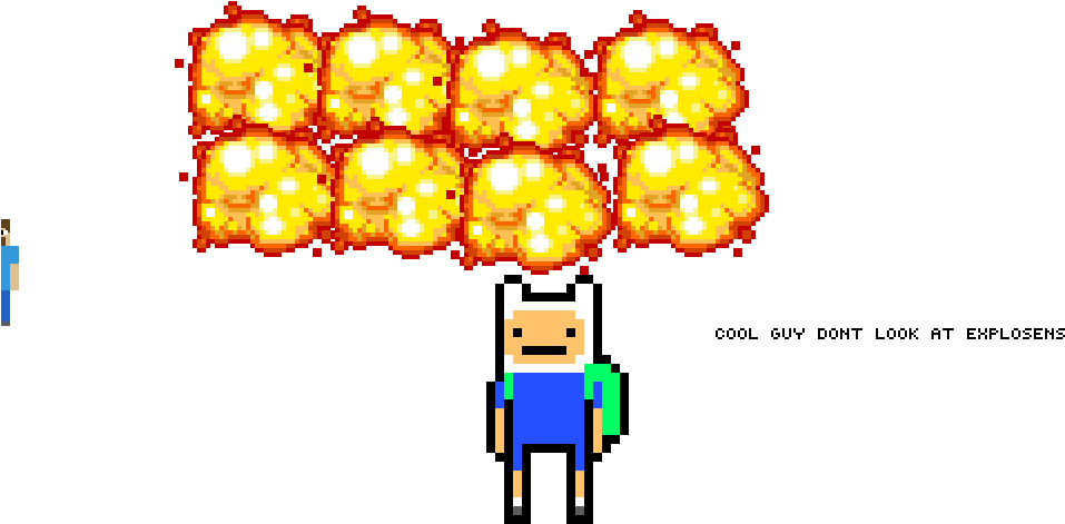 Cool Guy Don't Look At Explosens (1000x1000), Png Download