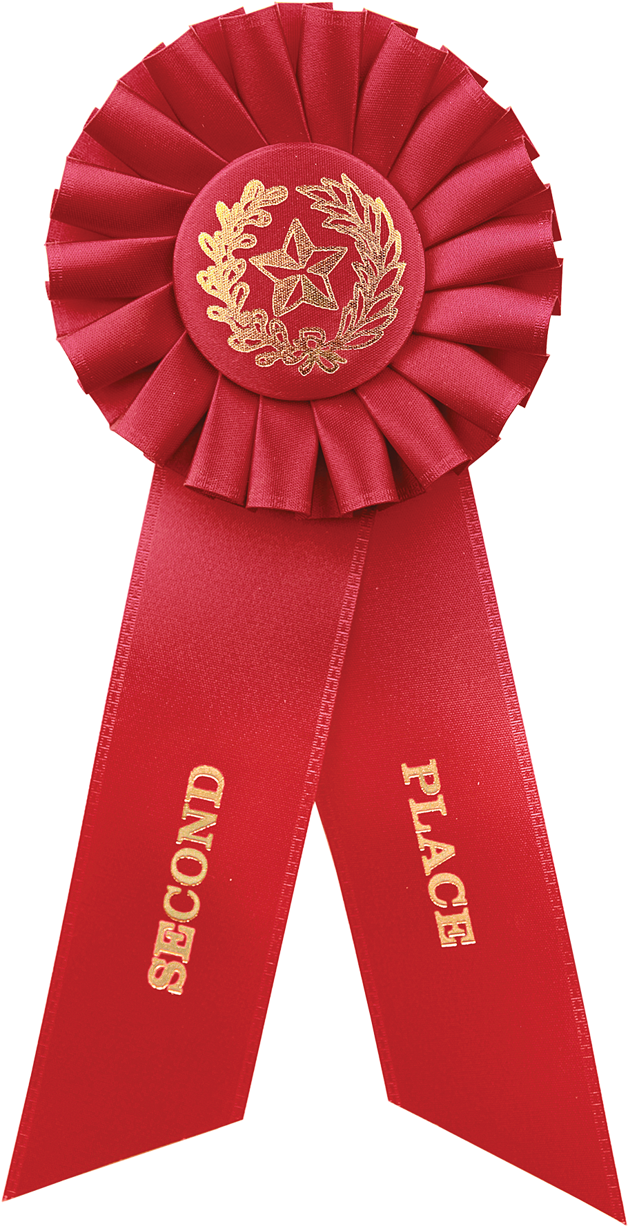 2nd Place Red Rosette Ribbon (1800x1800), Png Download