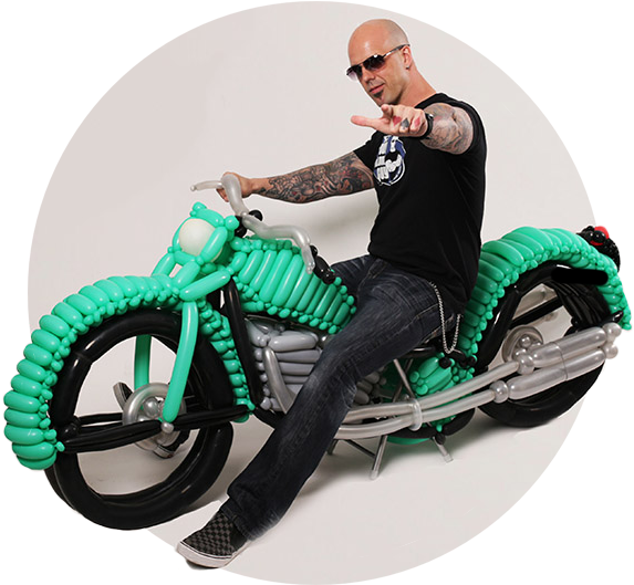 Cool Balloon Guy (600x600), Png Download