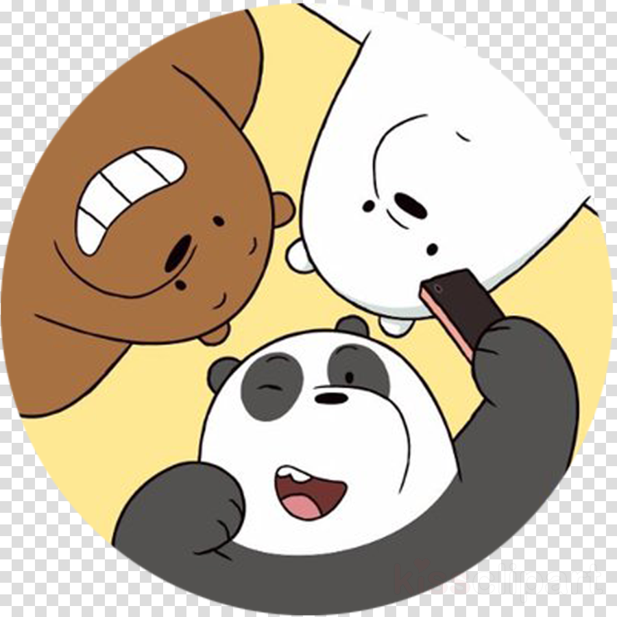 We Bare Bears Circle Clipart Free Fur All We Bare Bears (900x900), Png Download