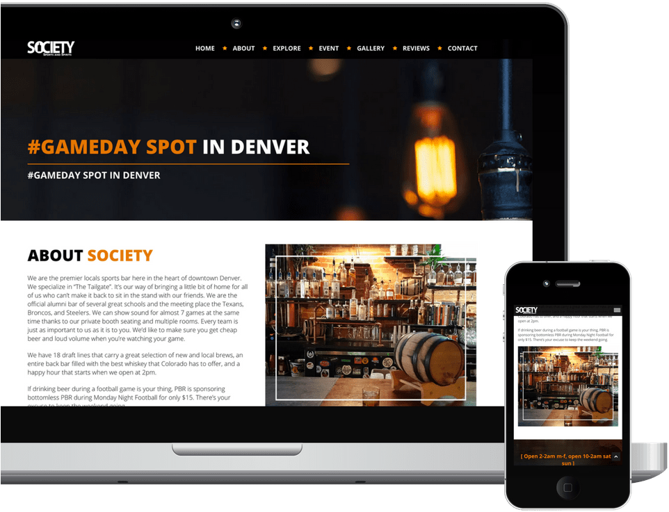 Website Design Development Hosting Denver Elevate Advertising (1000x800), Png Download