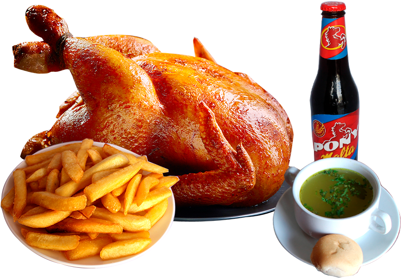 Pollo Asado * Papas Cocidas X4 * Consume * Arroz * (1000x600), Png Download