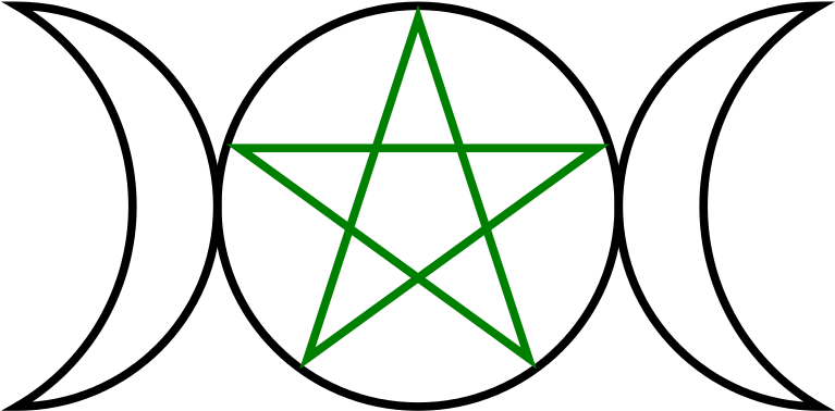 Triple Goddess By Anonmoos (800x412), Png Download