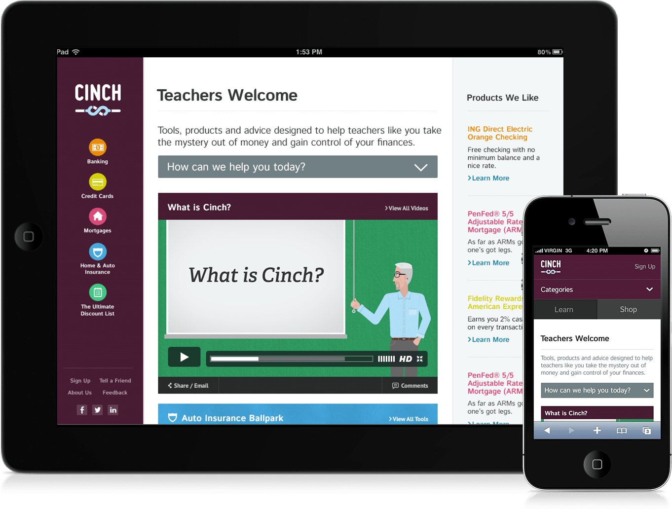 Cinch Financial (1880x1096), Png Download