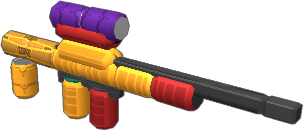 Pixel Gun Credit To Rextom For The Gun (768x768), Png Download