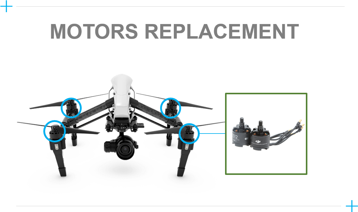 Dji Inspire 1 Repairs (1321x815), Png Download