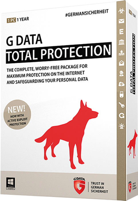1x Gdata Total Protection (594x753), Png Download