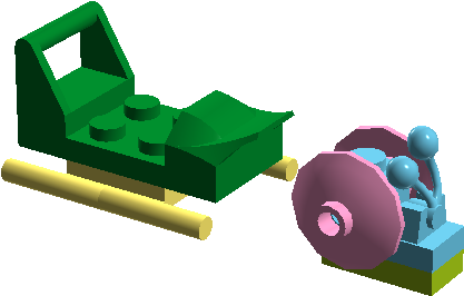 Sled With Gary (1064x617), Png Download