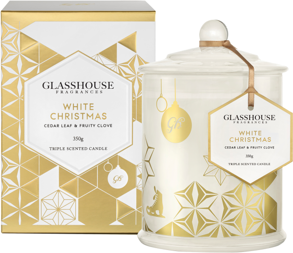 Limited Edition White Christmas Cedar Leaf And Fruity (832x750), Png Download