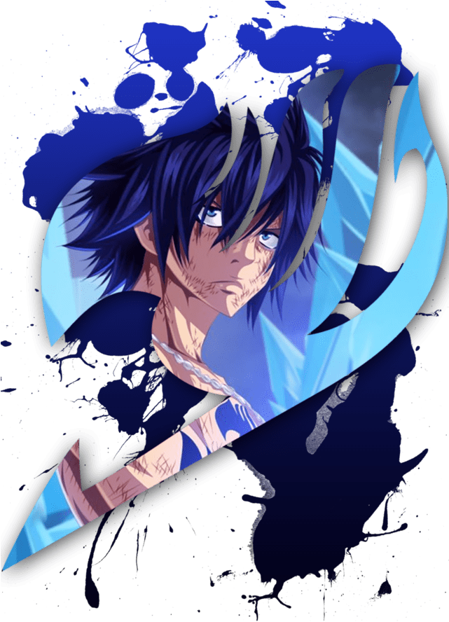 Camisa Raglan Fairy Tail Gray A3 (640x905), Png Download