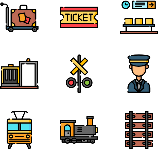 Railway (600x564), Png Download