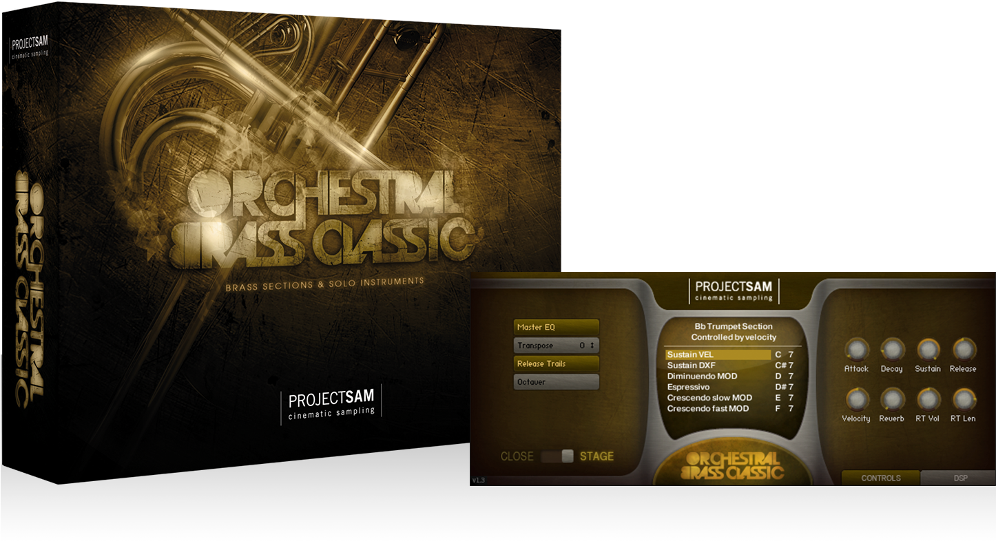 Orchestral Brass Classic (1445x795), Png Download