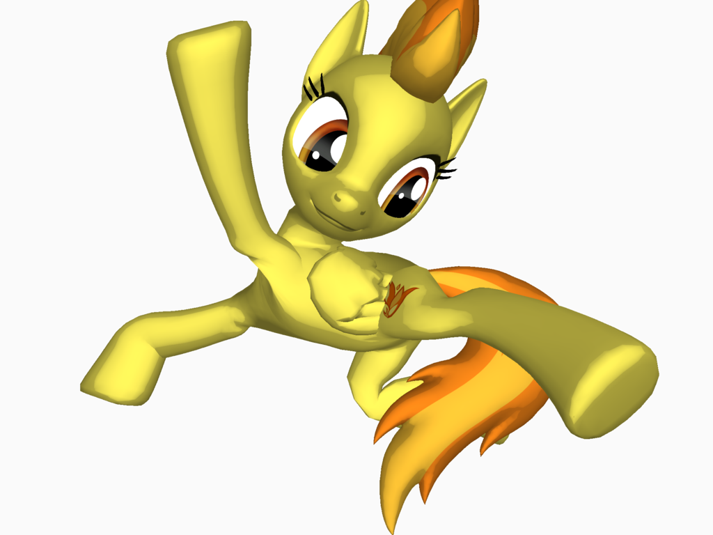 Photo Pony-kicking Spitfire 3 1 (1024x768), Png Download