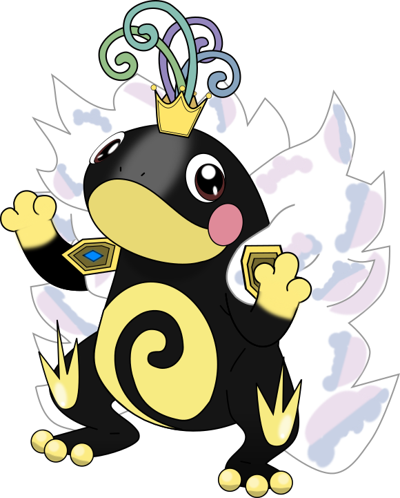 Mega Politoed (580x721), Png Download