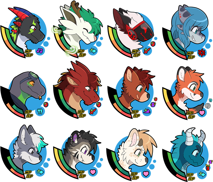 Rpg Portrait Commission Batch 43 (800x700), Png Download