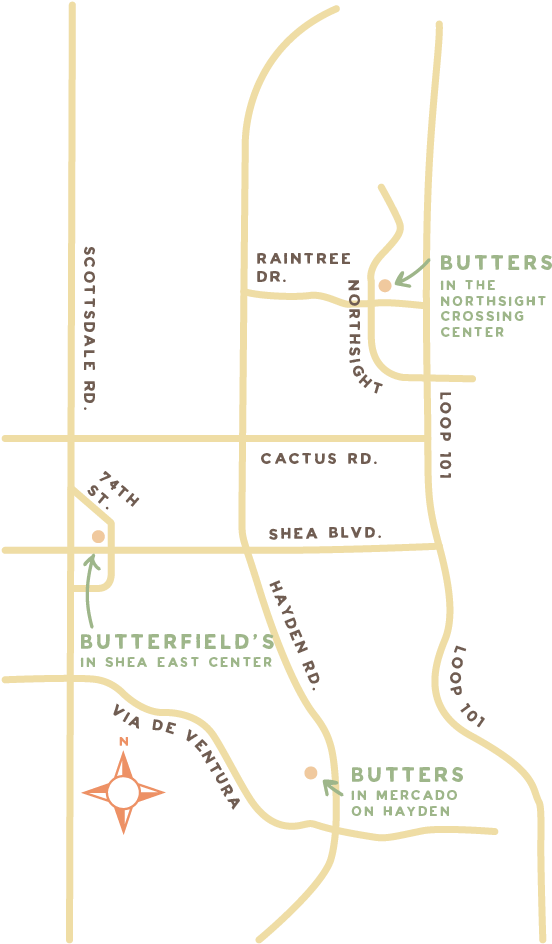 Butters Map Mercado On Hayden-23 (628x985), Png Download