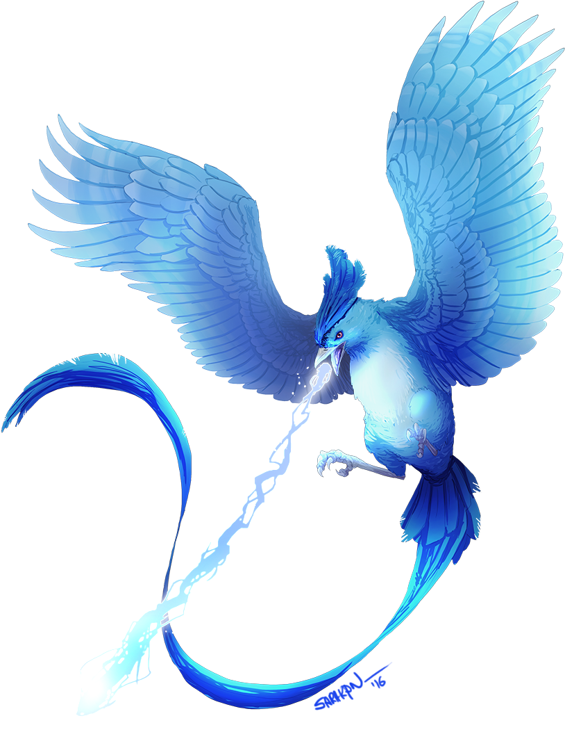 #144 Articuno Used Ice Beam And Blizzard (900x1070), Png Download