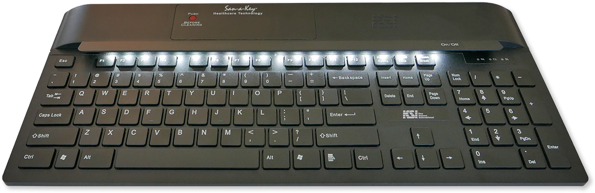 Top-lit Linksmart® Keyboard (1250x428), Png Download