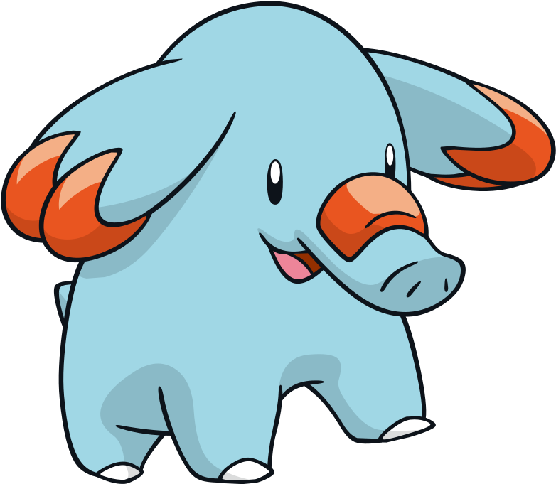 Phanpy Global Link Artwork (800x685), Png Download