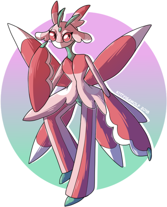 Day 1 - Lurantis (540x662), Png Download