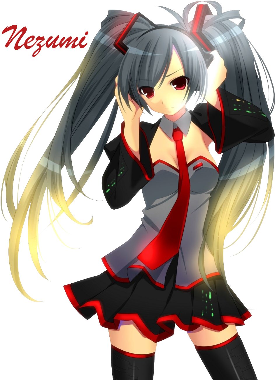 Vocaloid Zatsune Miku V5 (1000x1336), Png Download