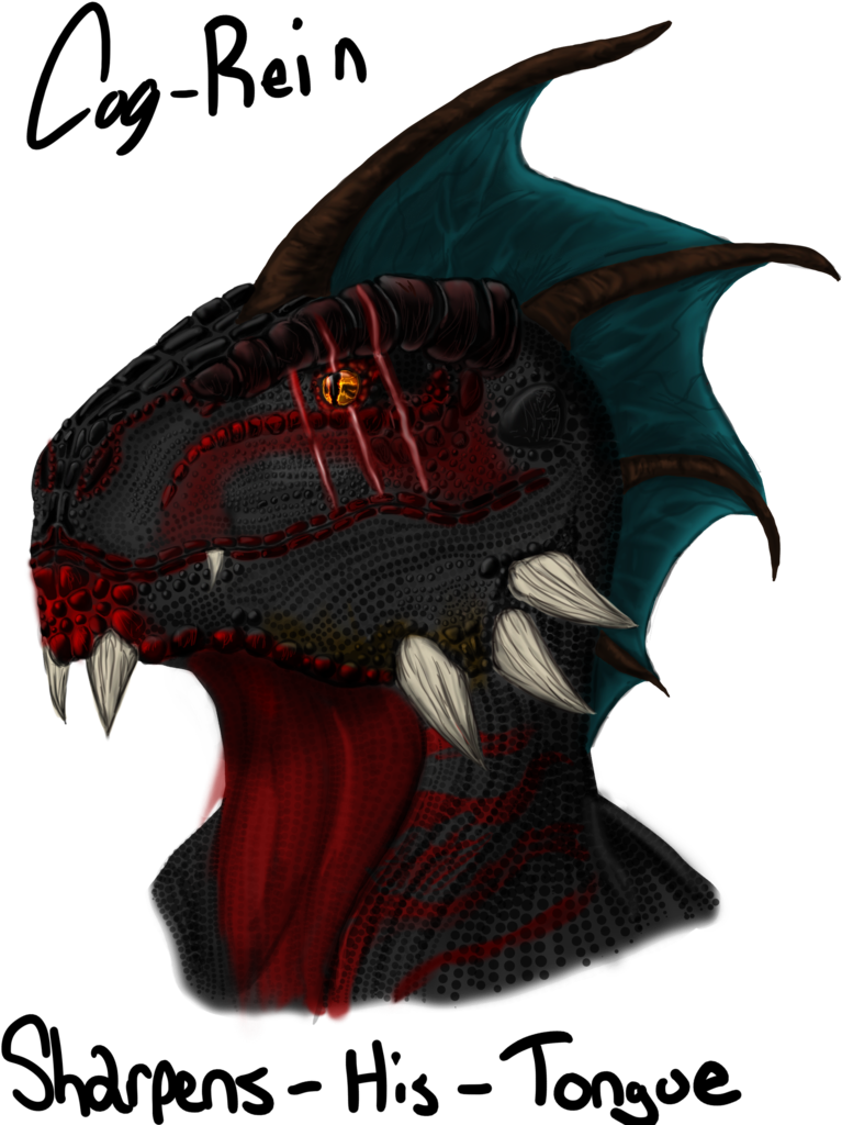 Cog Rein Sharpens His Tongue (800x1067), Png Download