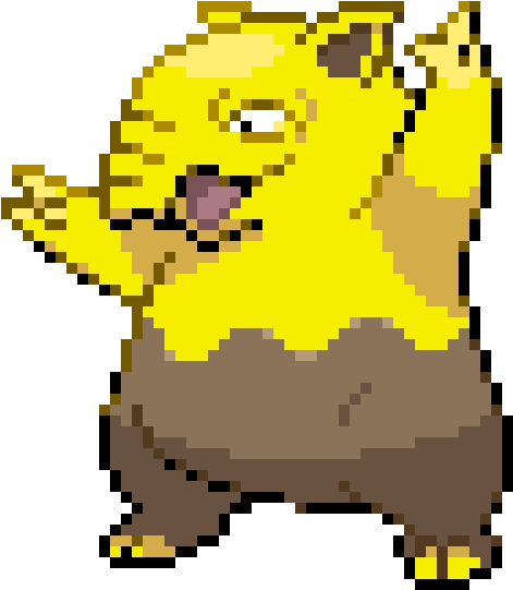 Drowzee (640x620), Png Download