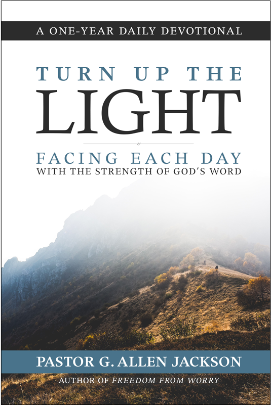 Turn Up The Light • Pastor Allen Jackson • Hardcover (800x800), Png Download