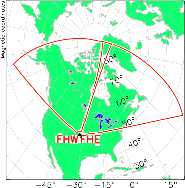 Fort Hays Radar Field Of View Map (800x800), Png Download