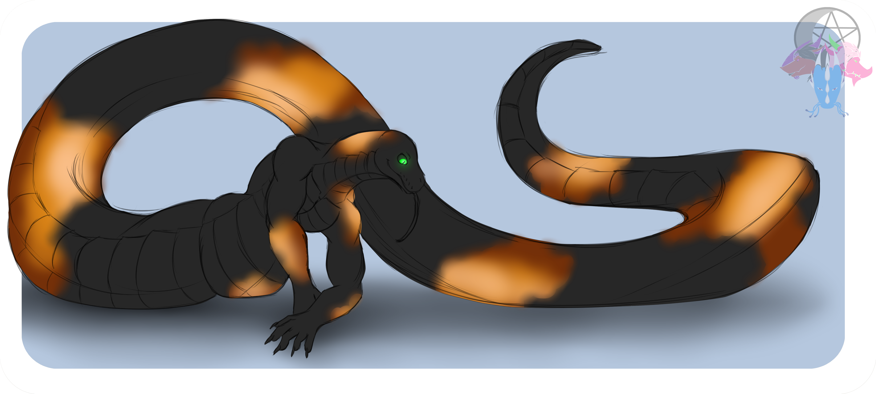 [trade] Piebald Naga (2843x1280), Png Download