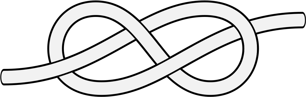 Cavendish Knot Or Savoy Knot (1312x412), Png Download