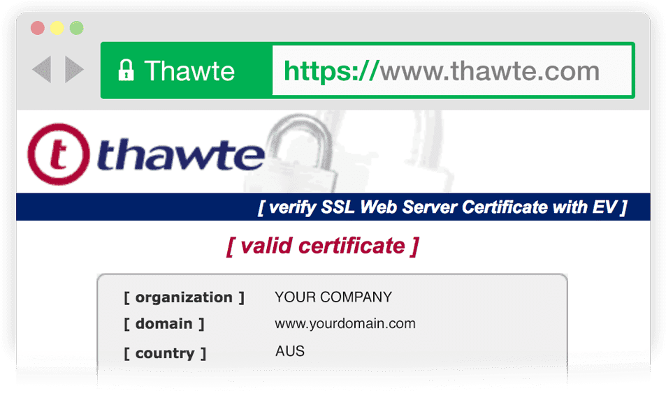 Thawte Inc Site Seal (1000x590), Png Download