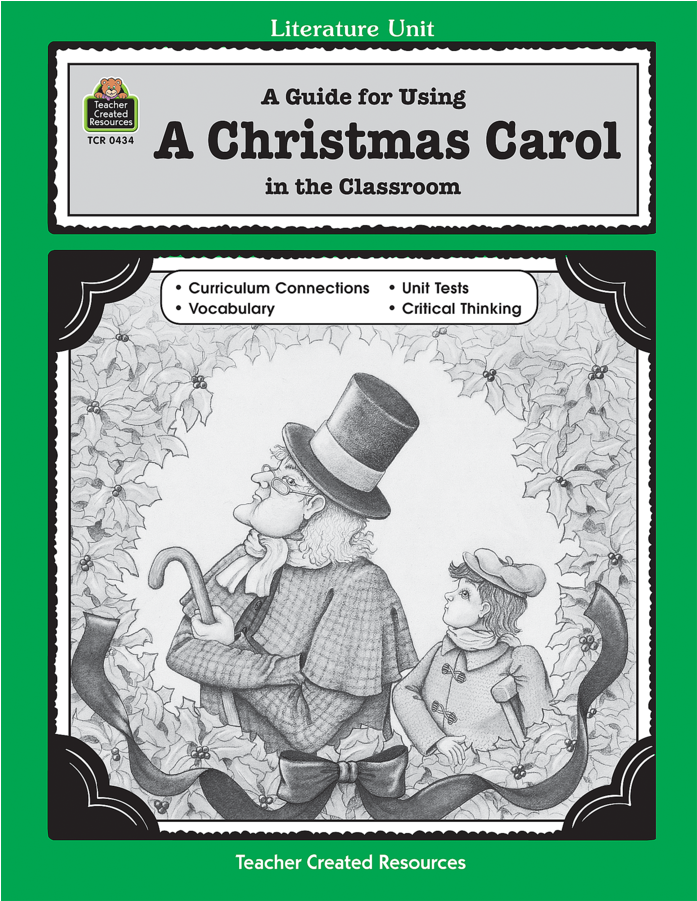 Tcr0434 A Guide For Using A Christmas Carol In The (900x900), Png Download