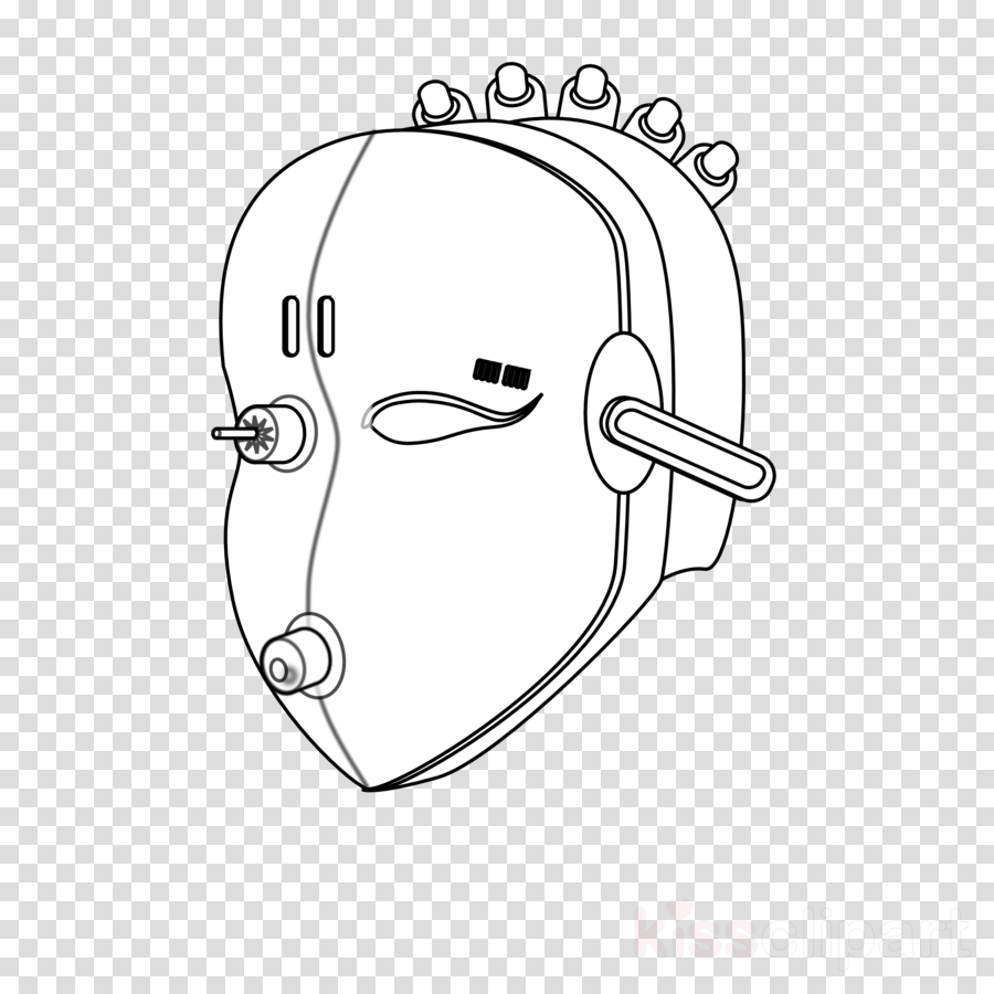 Line Art Clipart Obi-wan Kenobi Anakin Skywalker Clip (900x900), Png Download