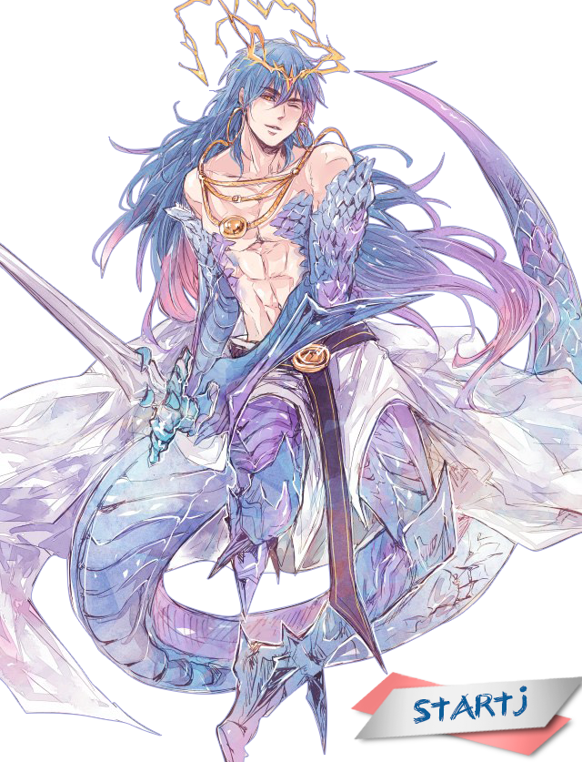 Magi The Labyrinth Of Magic (640x837), Png Download