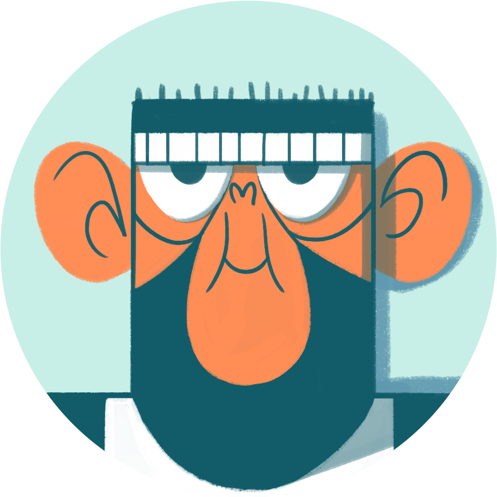 Monkey Tennis (1052x1052), Png Download