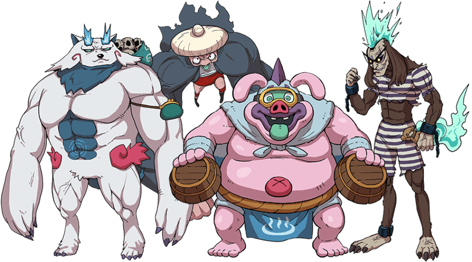 3ds Yokaiwb Char Boss Sproink-white (950x528), Png Download