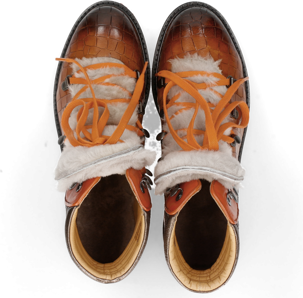 Ankle Boots Bonnie 10 Crock Wood Winter Orange Aspen (1024x1024), Png Download