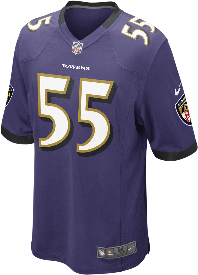 Nike Nfl Baltimore Ravens Men's Football Home Game (1000x1000), Png Download