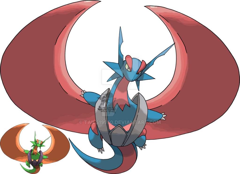 - Mega Salamence (1024x740), Png Download