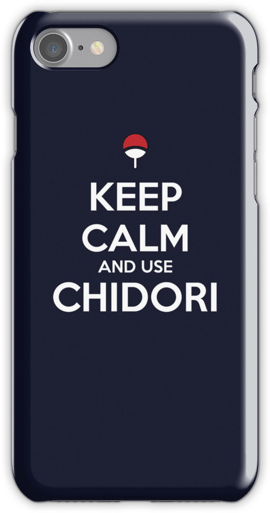 Keep Calm And Use Chidori Iphone 7 Snap Case (750x1000), Png Download