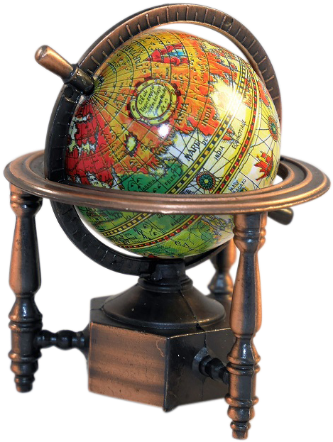 Globe Pencil Sharpener (1000x811), Png Download