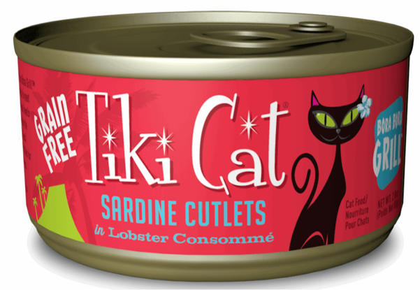 Tiki Cat Bora Bora Grill Grain Free Sardine Cutlets (600x600), Png Download
