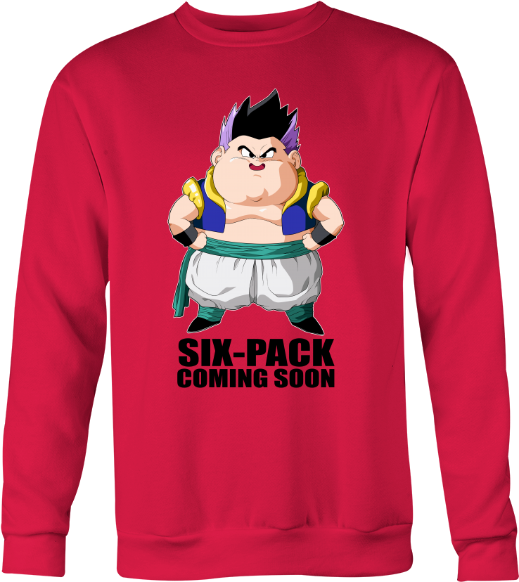 Gotenks Six Pack Coming Soon (1000x1000), Png Download