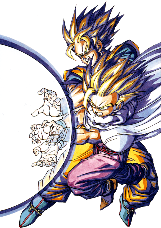 Father Son Kamehameha (540x790), Png Download