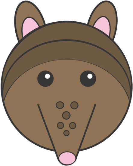 Animaru Armadillo (800x800), Png Download