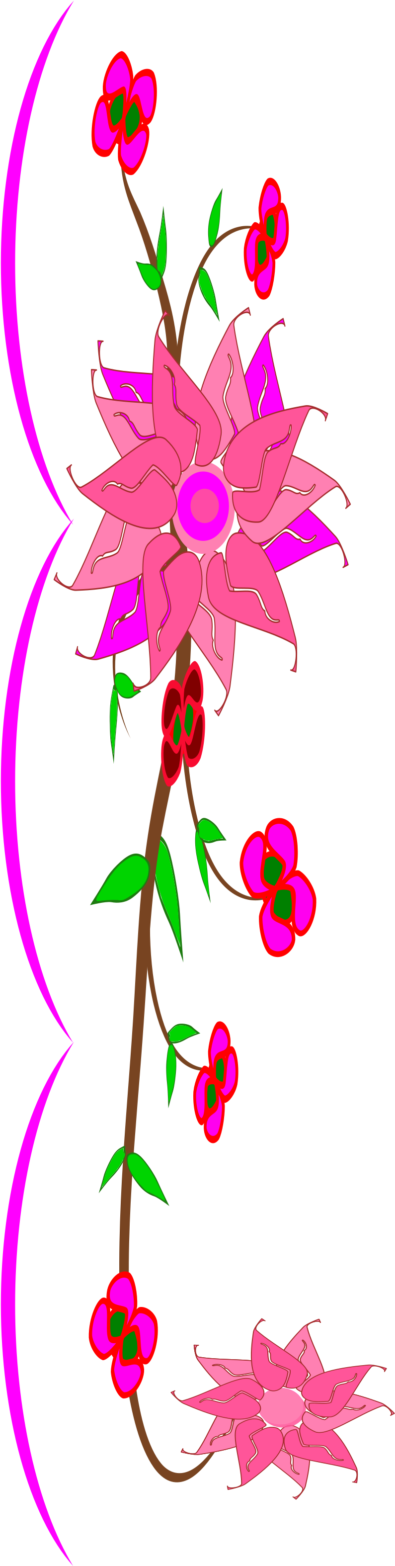 This Free Icons Png Design Of Blank Page With Flowers (2400x3394), Png Download