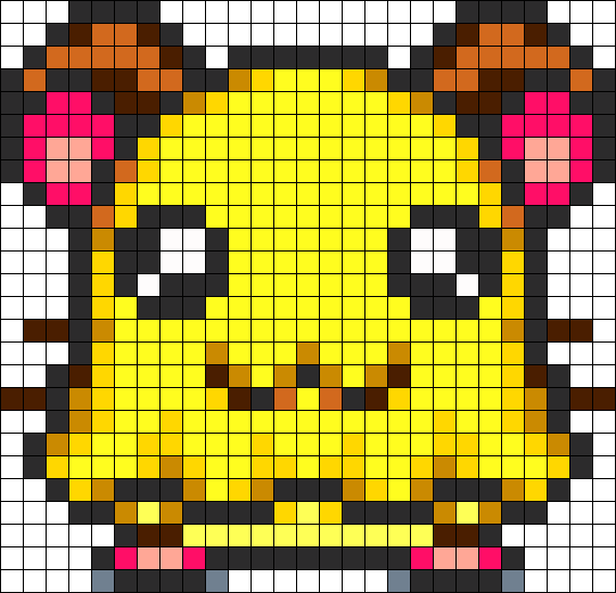 Penélope Jamón Jamón Perler Bead Pattern / Bead Sprite (568x547), Png Download