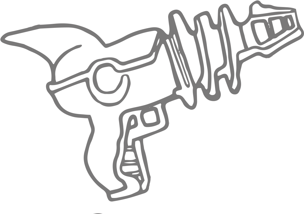 Thumb Raygun (1408x884), Png Download